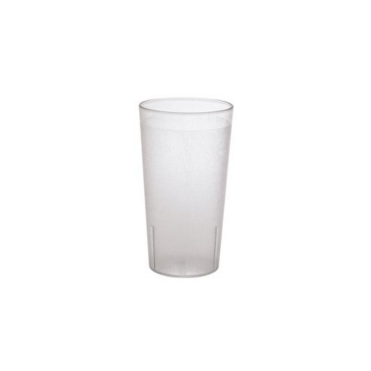 Vaso 12.6 onzas, diámetro superior 7.46cm, resistente al impacto, bordes para apilar en el interior, exterior texturizado, resistente a los rayones. Marca Cambro Modelo 1200P