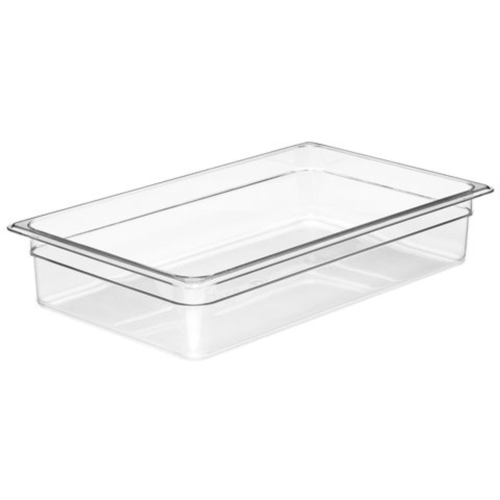 Camwear® bandeja, 13.7 cuartos de galón de capacidad, 10.16 cm de profundidad, tamaño completo. Marca Cambro Modelo 14CW135.