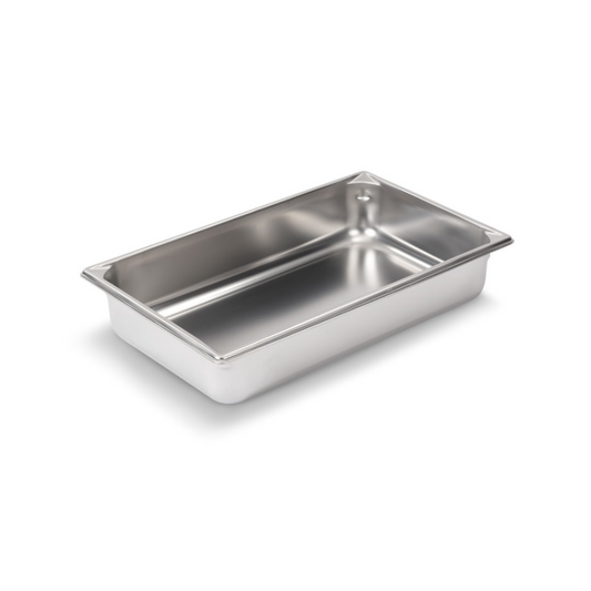 Bandeja de acero inoxidable tamaño completo 1/1 . 4" de profundidad. Marca Vollrath Modelo 30042