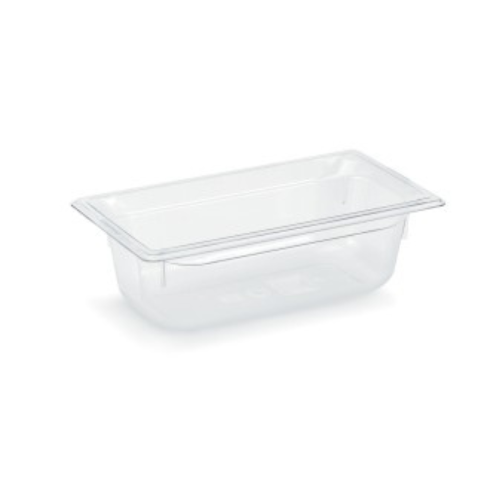 Bandeja de policarbonato transparente para baja temperatura Super Pan. 1/3 GN , 2.5 " de prof. Marca Vollrath Modelo 8032410