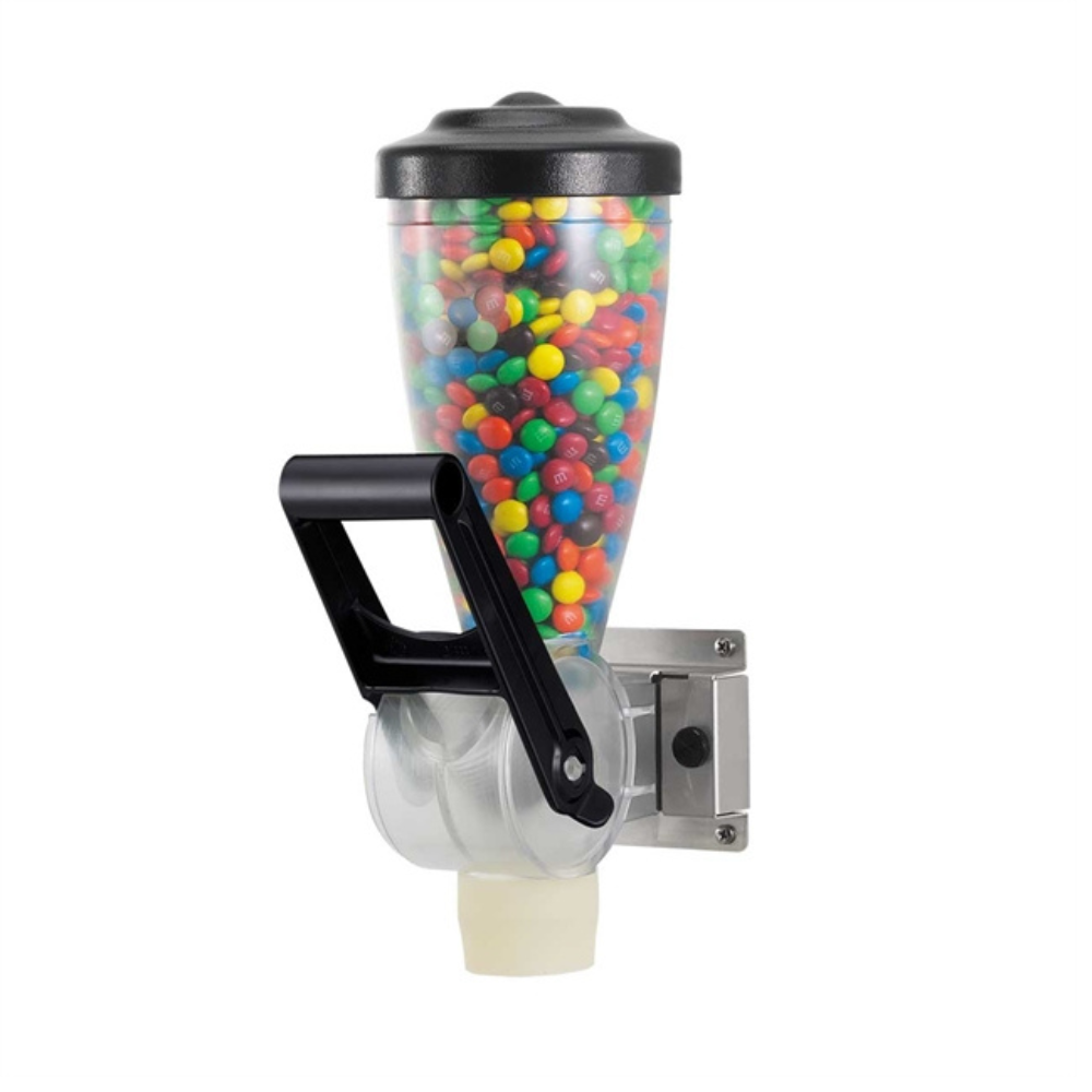 Dispensador de alimentos secos y dulces. Se monta a la pared. Un litro de capacidad. Marca Server Modelo 86670