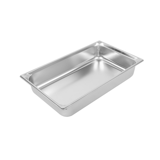 Fuente de acero inoxidable tamaño completo, 4" de profundidad. Marca Vollrath modelo 90042