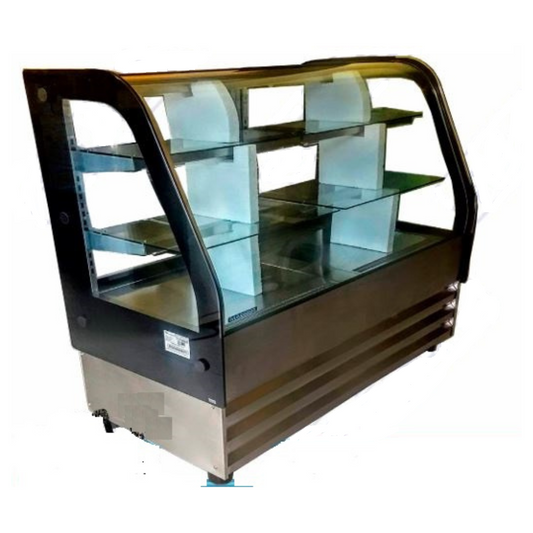 Vitrina pastelera refrigerada curva