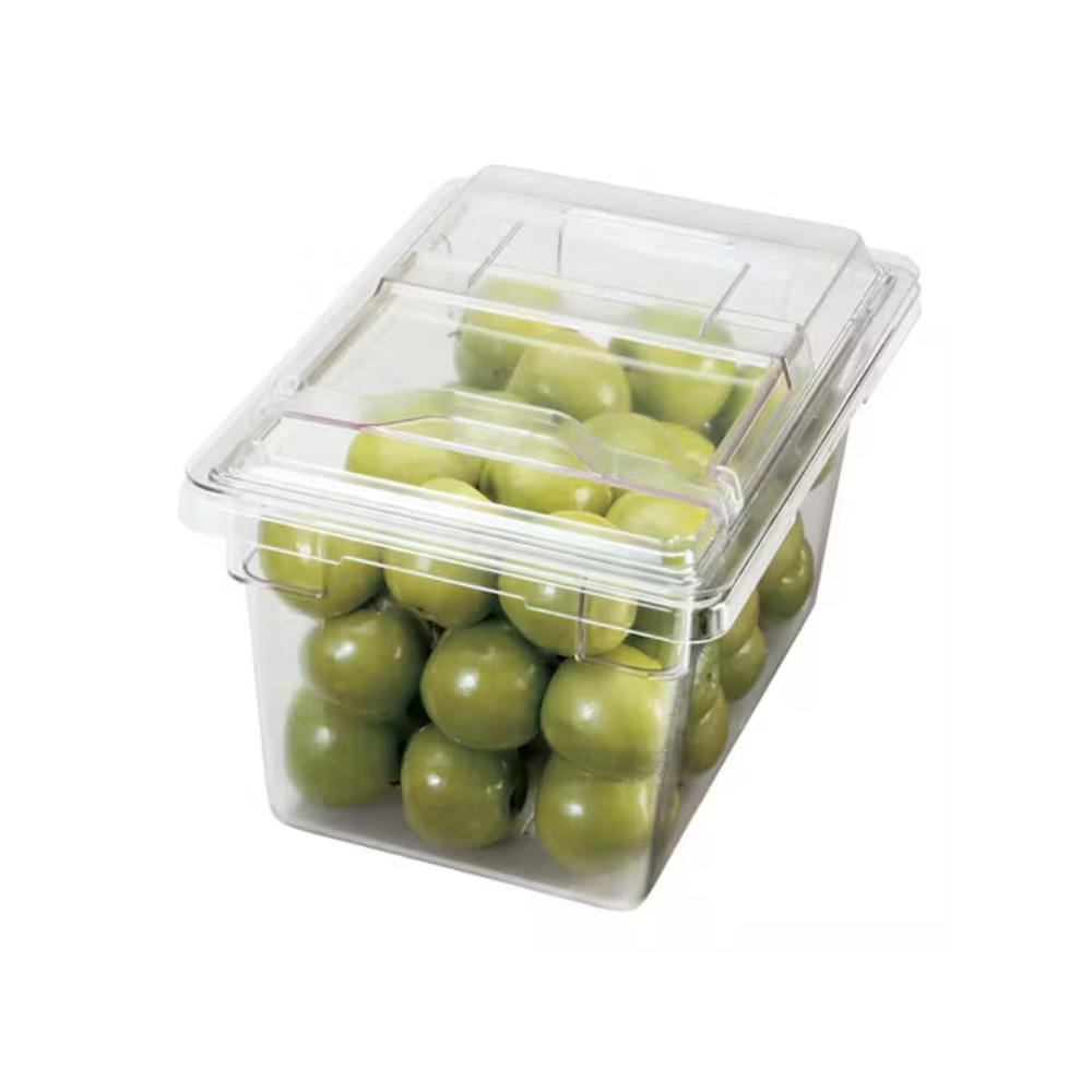 Caja sin tapa de policarbonato para alimentos 18 litros 30.5 x 46 x 23 cm Marca Cambro Modelo 12189CW-135