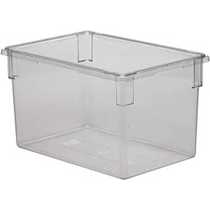 Caja sin tapa de policarbonato para alimentos, 46 x 66 x 38 cm , 83.3 litros de capacidad. Marca Cambro Modelo 182615CW-135