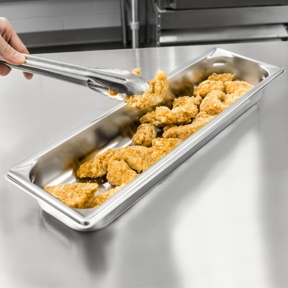 Fuente de acero inoxidable tamaño 1/2. 2.5" de profundidad. Marca Vollrath Modelo 30522
