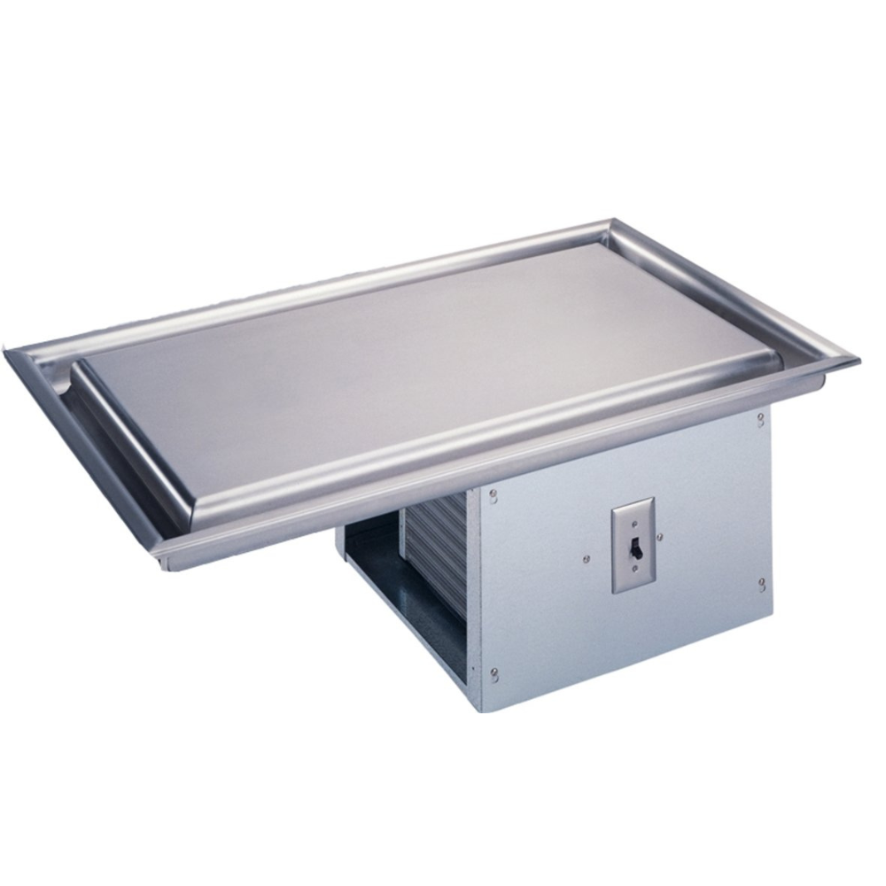 Placa fría para bufet, empotrado, refrigeración incorporada, para 3 bandejas. Marca Vollrath Modelo 36420