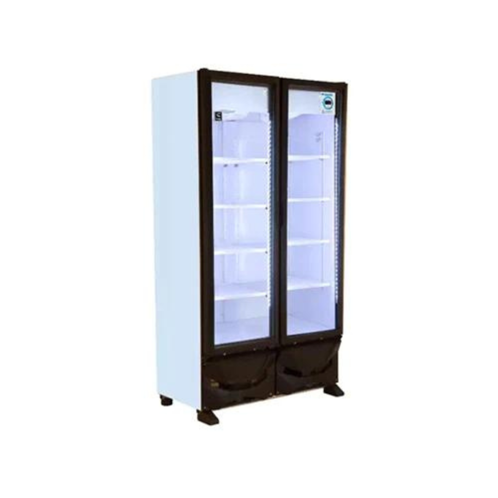 CFX-24 2P Refrigerador vertical de 2 puertas de cristal, 24 Pies