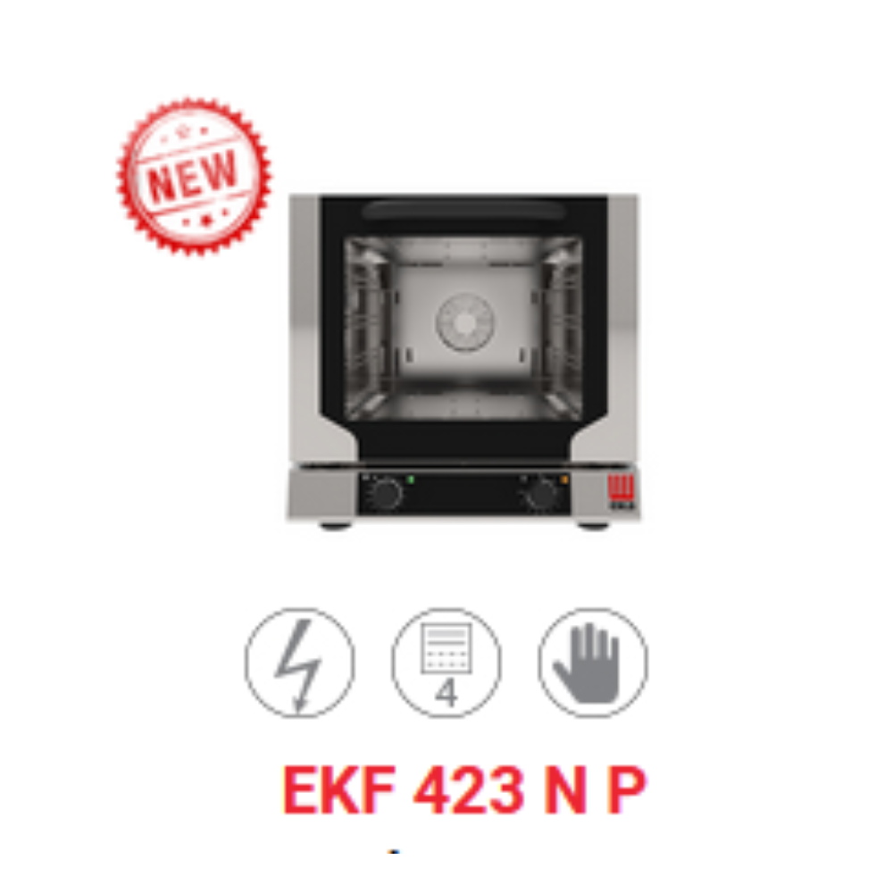 EKF423NP.110 Horno eléctrico de convección 110 V con control manual, 4-43x34