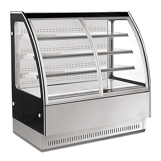 GN-1500Y3. VITRINA EXHIBIDORA TIPO MURAL CON 2 PUERTAS CURVAS DESLIZABLES FRONTALES.